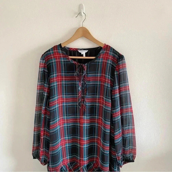 Draper James Rosanne Shift Dress in Georgia Plaid Sz XXL - Picture 3 of 11